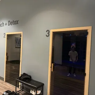 Infrared sauna; $33 tier plan.