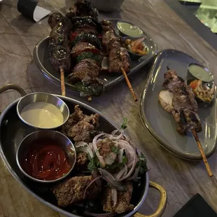 Crispy Pork Butt Bites, Chuzo Combo &amp; Pork Chuzo