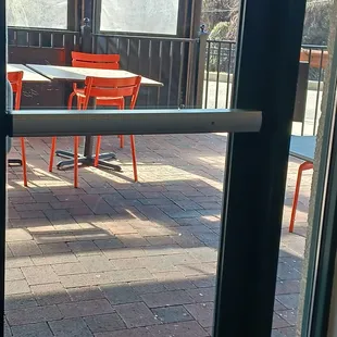 Outside dining