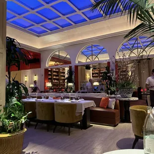 Interior of the restaurant