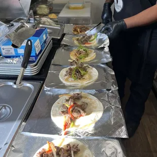 a chef preparing food in a kitchen