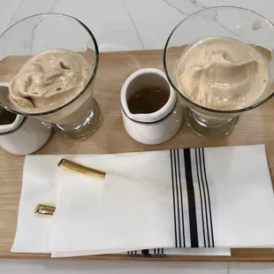 affogato with tiramisu gelato