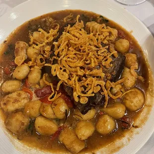 Braised short rib gnocchi