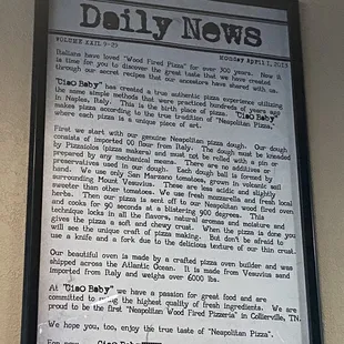 News describing the oven.