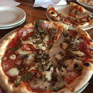 Four Meats Pizza