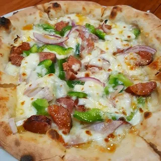 Andouille Louie Pizza