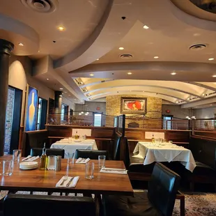Ambiance inside the restaurant.