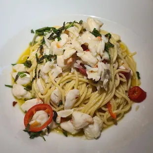 Spicy Crab Spaghetti