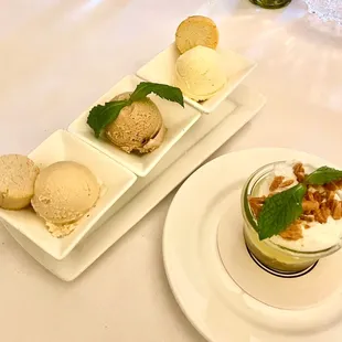 Gelato Sampler (Salted Caramel, Cappuccino, Vanilla) + Limonetta Bella