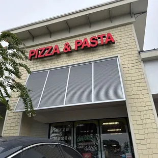 the front of the restaurant