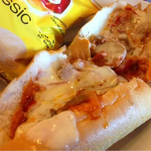 Italian Sausage Hoagie w. peppers &amp; onion