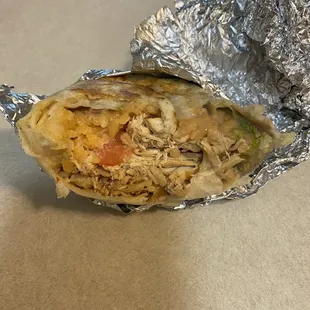 Chicken burritos