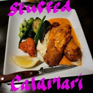 Stuffed Calamari.