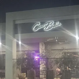 Outside signage