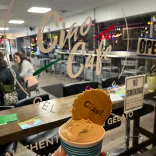 Espresso gelato