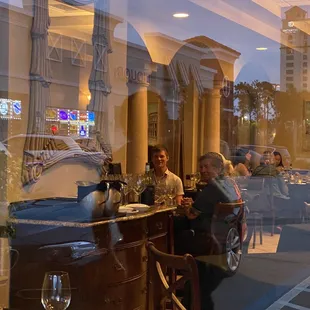 people sitting at a table