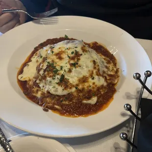 Lasagna Bolognese is delectable!