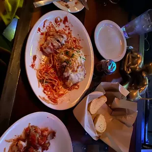 Eggplant Parmesan (plenty to share)