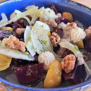 Best salad with goat cheese, $13