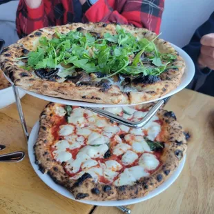 Funghi and margherita