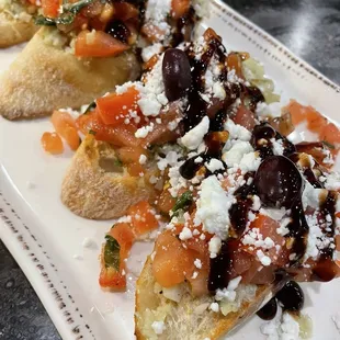 Goat Cheese Bruschette