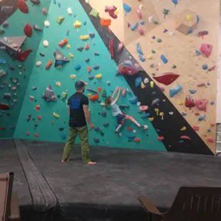 Angel training a crusher