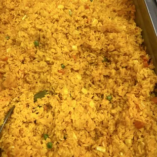 a close up of a tray of food