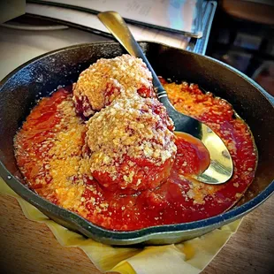 Homemade meatballs