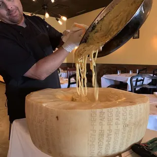 Adding the spaghetti