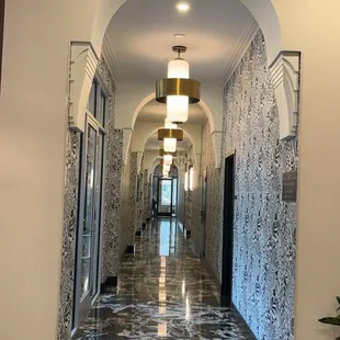 Entry to Cibo from Cambria hotel