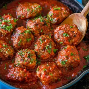 Meatballs made the old fashion way...with quality meats and slow cooked