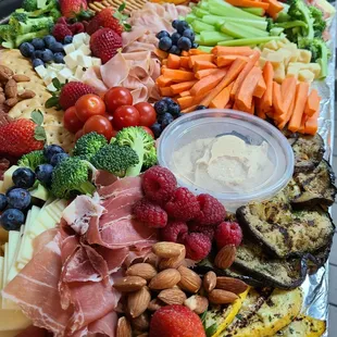 Full catering services, from grazing boards to full buffets