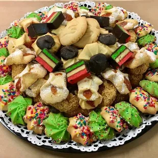 Italian cookies, all made on site.