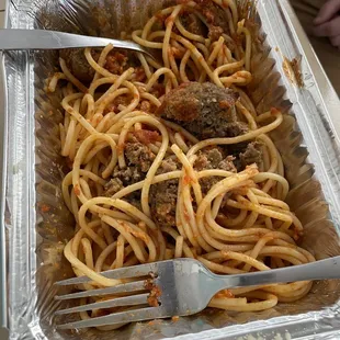 Spaghetti and Meatballs