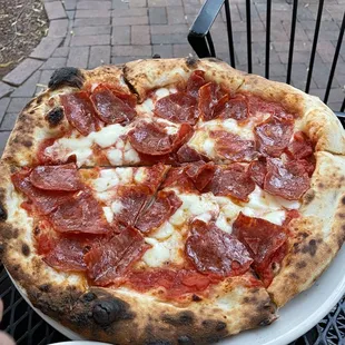 Spicy Salami Pizza