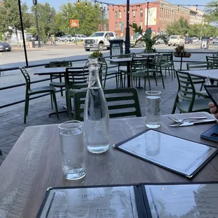 Outdoor seating area