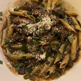 Porcini Beef Penne