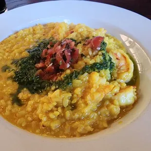 Saffron Shrimp Risotto