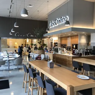 Front entrance and seating