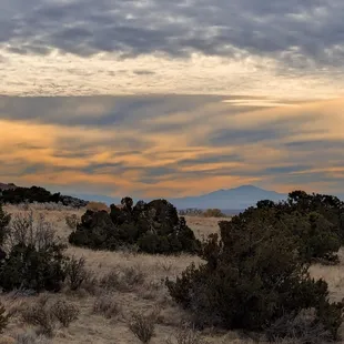 That's the Sierra Ladrones down by Socorro.