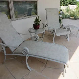 Steve of Cibola Upholstery "saved" our 20 year old outdoor furniture.
