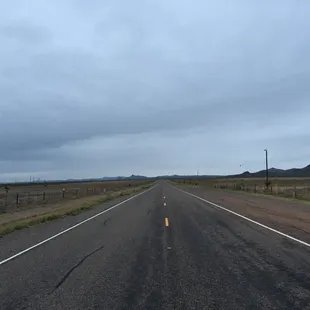 The world outside the distant property.