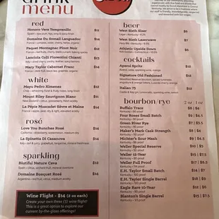 Menu.