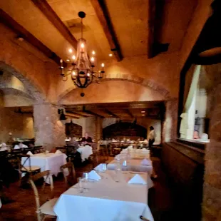 Restaurant seating.