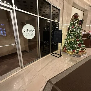 Side entrance
