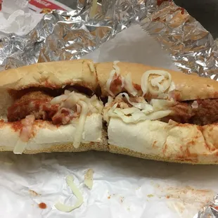 Meatball hoagie--Special of the day for $7