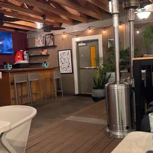 Outside seating area