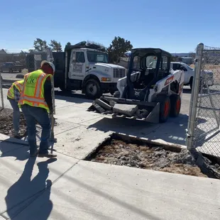 School concrete repair