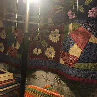 cozy spot to crochet