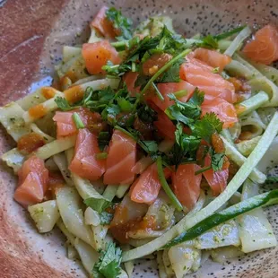 Cured Salmon Noodle Salad